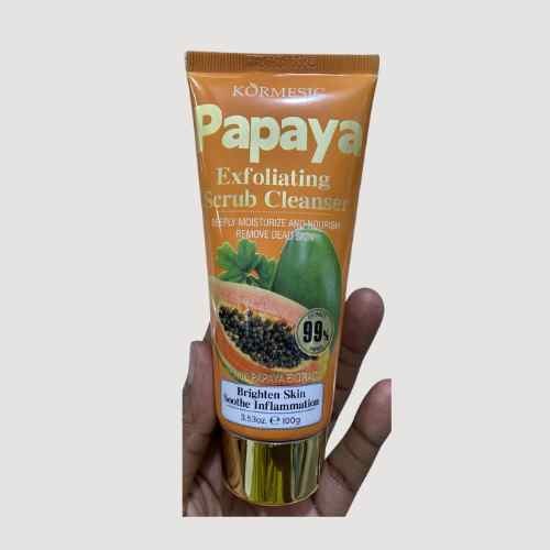 Papaya Exfoliating Scrub Cleanser | Face Scrub | Net: 100g