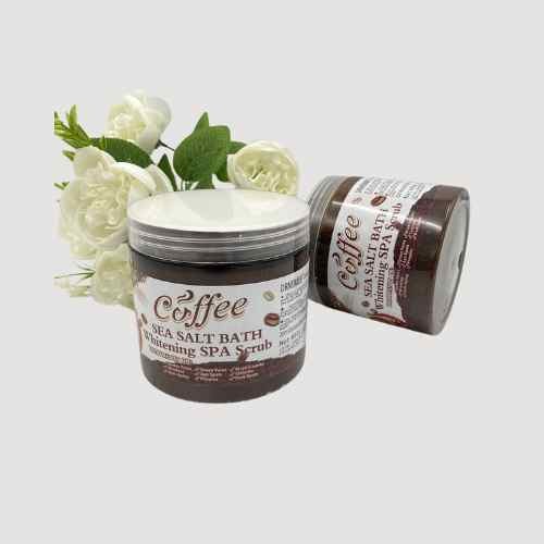 COFFEE SEA SALT BATH| WHITENING SPA SCRUB| NET:350g