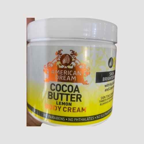 AMERICAN DREAM|COCOA BUTTER | LEMON BODY CREAM